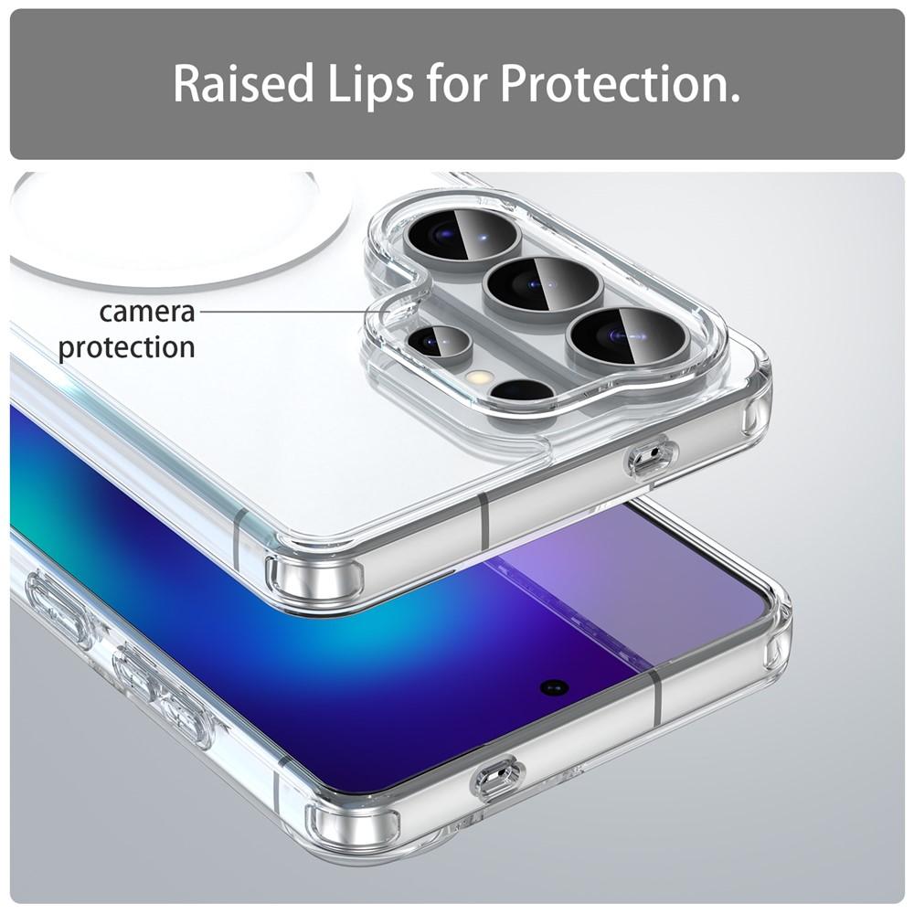 Samsung Galaxy S26 Ultra Magsafe TPU Acrylic Cover Anti Yellowing - Transparent - Image 4