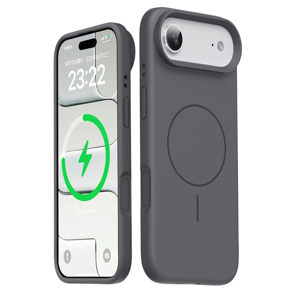 iPhone 17 Air Magsafe Skin-Friendly Liquid Silicone + PC Cover - Grey