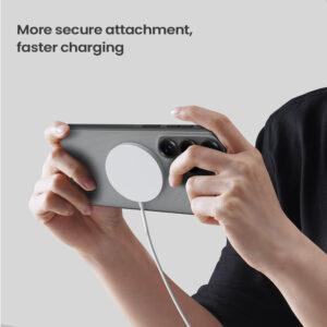 Samsung Galaxy S26 Ultra NILLKIN Super Frosted Shield Pro Magsafe Matte PC TPU Clear Cover- Black