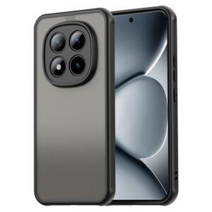 Redmi Note 15 Pro+ 5G / Poco M8 Pro 5G Frosted Translucent PC + TPU Cover – Black