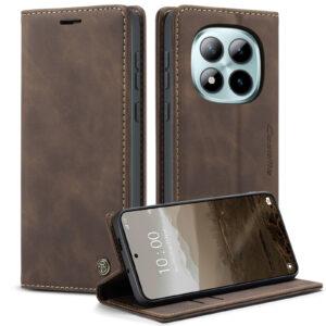 Redmi Note 15 Pro 4G CASEME 013 Series PU Leather Cover – Coffee