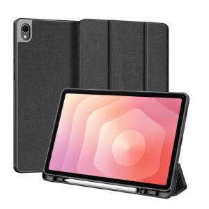 Samsung Galaxy Tab S11 DUX DUCIS Domo Series Tri-fold Stand PU Leather Cover – Black