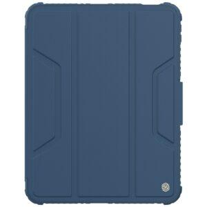 iPad 10.9 /A16 (2022) NILLKIN Armor Pro PU Leather Cover with Slide Camera – Blue