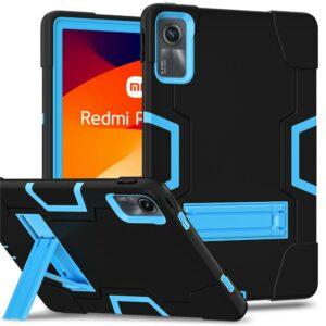 Xiaomi Redmi Pad SE  PC + Silicone Tablet Kickstand Cover – Black/Blue