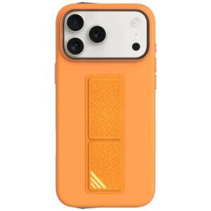 iPhone 17 Pro Levelo Morphix Silicone Leather Grip Cover – Orange