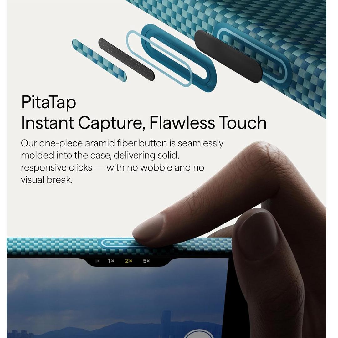 iPhone 17 Pro Max Pitaka Ultra Slim Cover - Lucid Blue - Image 3