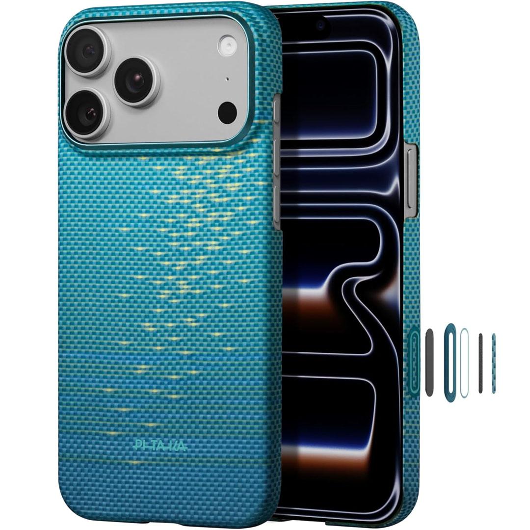 iPhone 17 Pro Max Pitaka Ultra Slim Cover - Lucid Blue