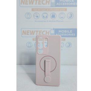 Samsung Galaxy S25 Ultra Silicone Magsafe 360 Holder Rotation – Pink