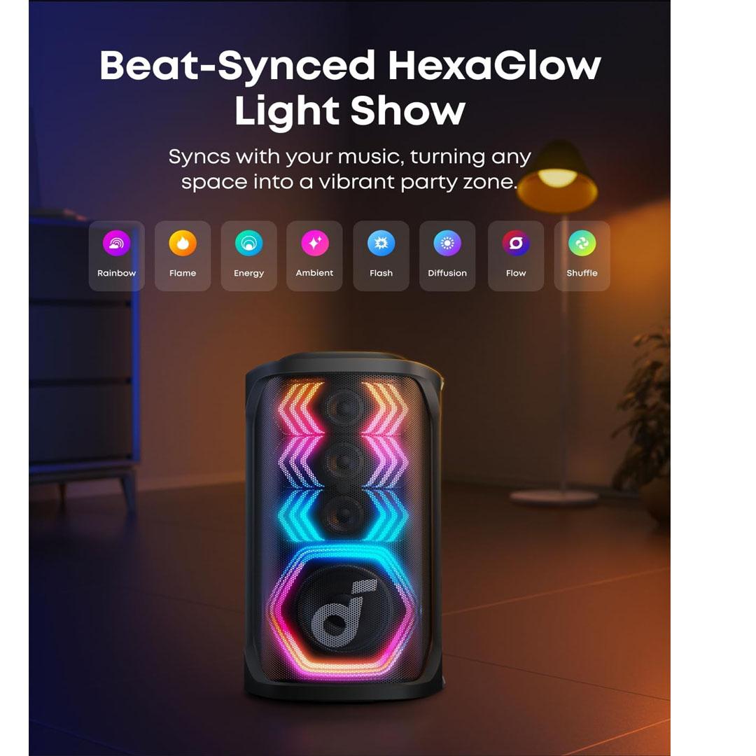 Anker Soundcore Rave 3S Karaoke Party Speaker - Black - Image 2