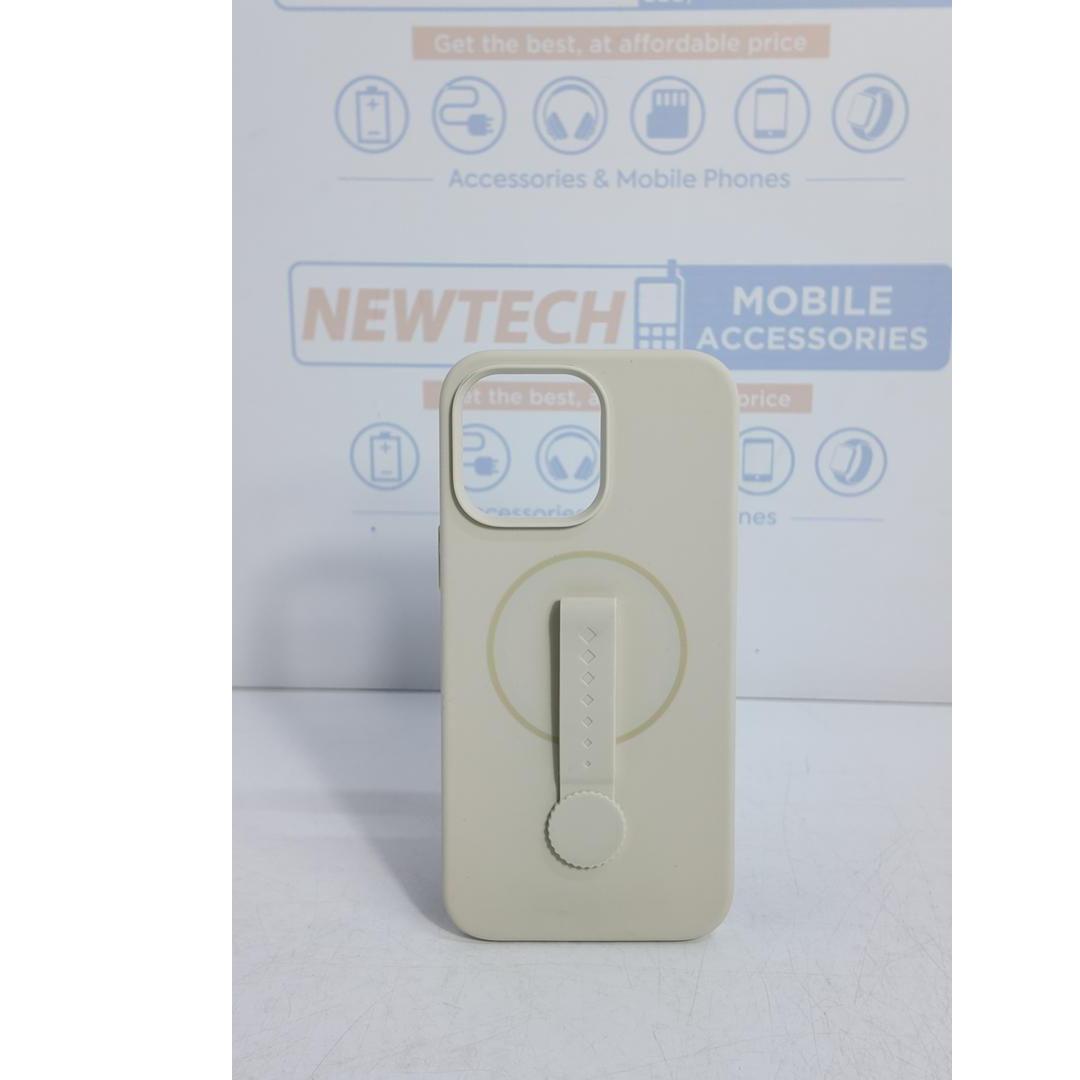 iPhone 14 Pro Max Silicone Magsafe 360 Holder Rotation - Yellow