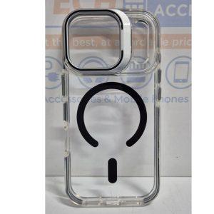 iPhone 17 Pro Encase Magsafe Stand FibColor Series Cover – Black