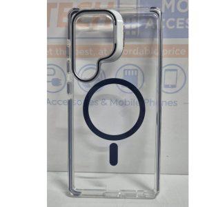 Samsung Galaxy S25 Ultra Encase Magsafe Stand FibColor Series Cover – Blue