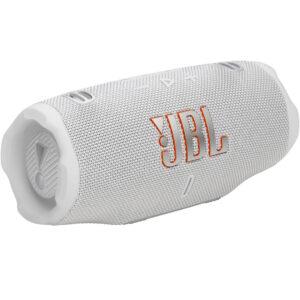 JBL Charge6 Splashproof Portable Bluetooth Speaker – White