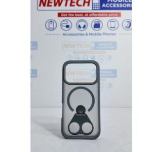 iPhone 11 Perfect Magsafe 2 Finger Rotating Kickstand Cover – Gray