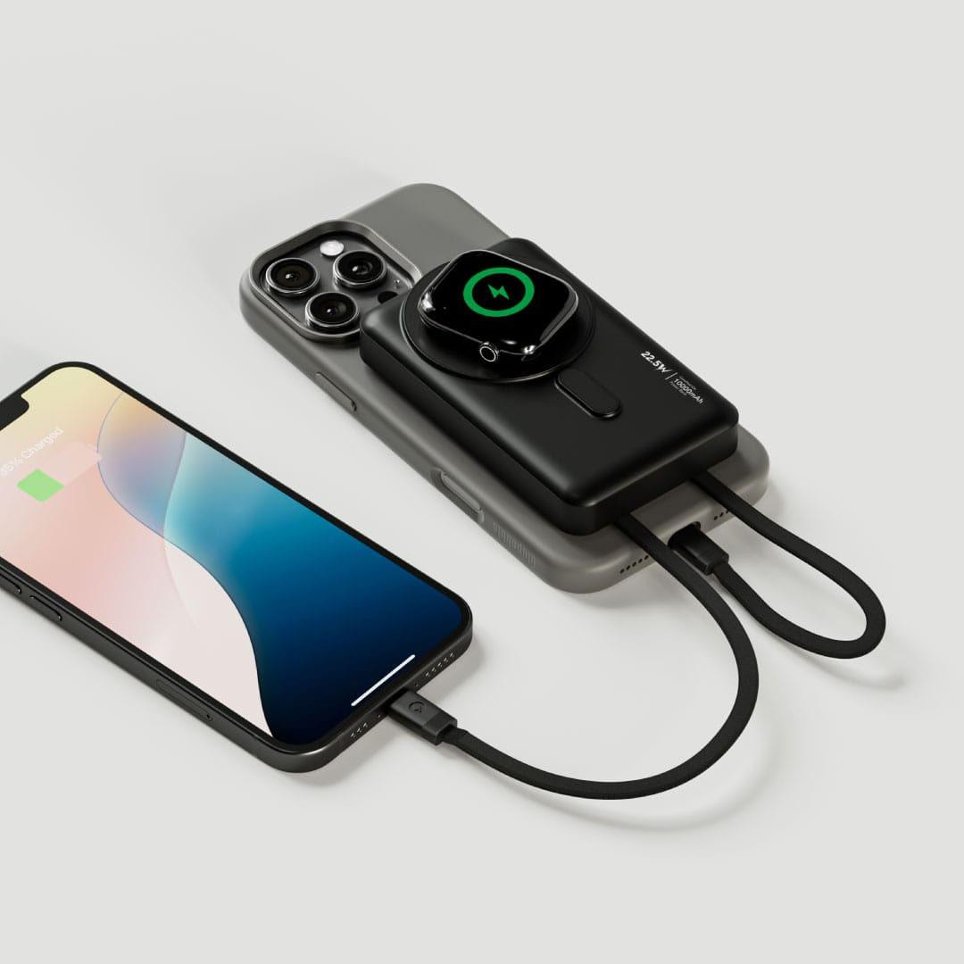 Blupebble CorePod iOn 10000mAh MagSafe Power Bank - Black BP-CPION22.5W-BK - Image 3