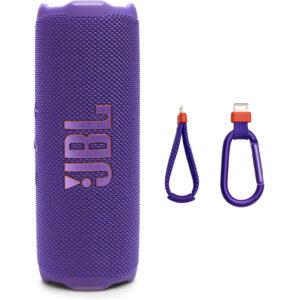 JBL Flip7 Waterproof Portable Bluetooth Speaker – Purple