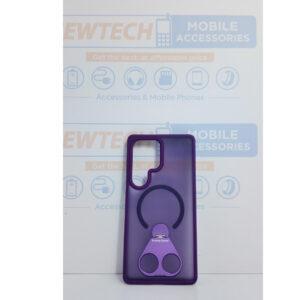 Samsung S25 Ultra Perfect Magsafe 2 Finger Rotating Kickstand Cover – Purple