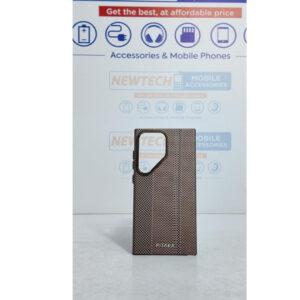 Samsung S25 Ultra Damas Pitaka Magsafe Aramid Fiber Pattern Cover – Desert Titanium