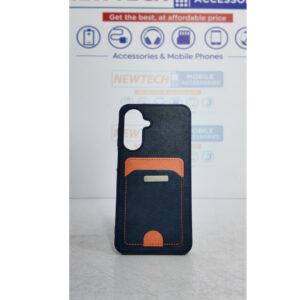 Samsung Galaxy A56 Damas Leather Pocket Cover – Blue