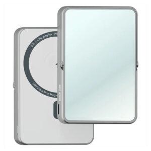 Green Lion 10000mAh PD20W MIRROR BANK Magsafe Power Bank – Silver GNMIR10KPBSL