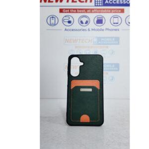 Samsung Galaxy A56 Damas Leather Pocket Cover – Green