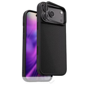 iPhone 17 Pro Blupebble Carbon Arma MagSafe Cover – Black BP-IPCBA17PRO-BK