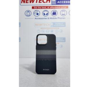 iPhone 15 Pro Max Damas Pitaka Magsafe Ultra Slim Pattern Cover – Moonrise Grey