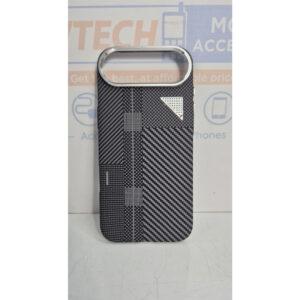 iPhone 17 Air Pradi Woven Aramid Fiber Midnight Matrix Cover