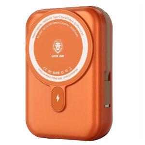 Green Lion Monaco Magsafe 10000mah PD 20W Power Bank – Orange (GNMPB10KTCOG)