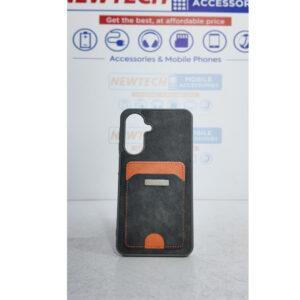 Samsung Galaxy A56 Damas Leather Pocket Cover – Gray