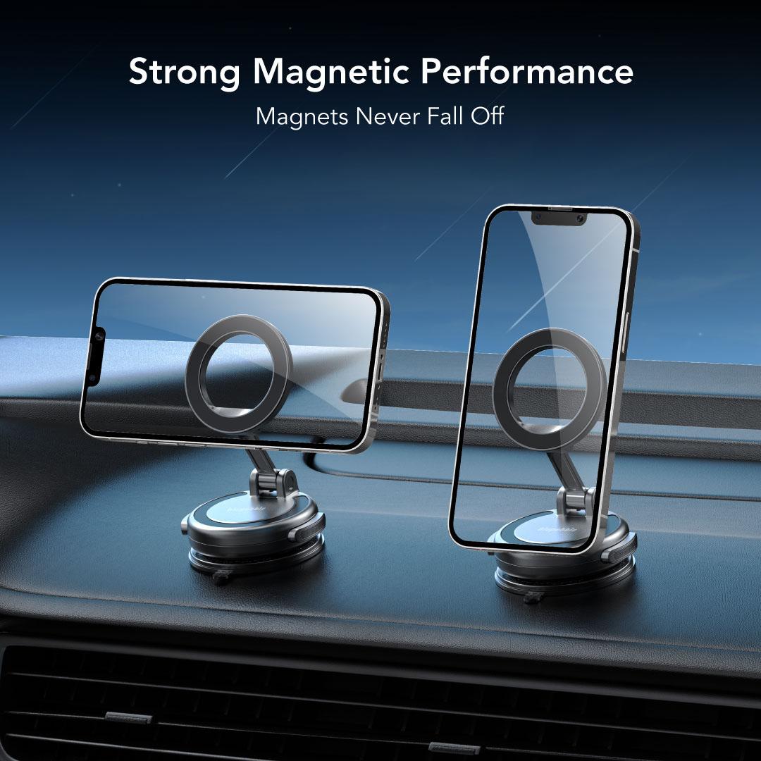 Blupebble RoadMag Nova Compatible With MagSafe Phone Holder - Black BP-ROADMAGNOVA-BK - Image 4