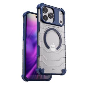 iPhone 17 Pro Max Blupebble ArmorCore MagSafe Rugged Cover – Blue