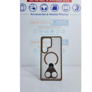 Samsung S25 Ultra Perfect Magsafe 2 Finger Rotating Kickstand Cover – Gold