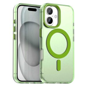 iPhone 17 MagSafe Anti Drop Hybrid Cover – Green