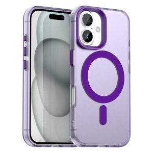 iPhone 17 MagSafe Anti Drop Hybrid Cover – Purple