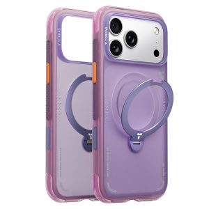 iPhone 17 Pro TORRAS Ostand Spin Air Kickstand MagSafe Shockproof Cover – Purple
