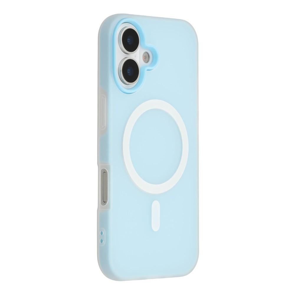 iPhone 17 MagSafe PC + TPU Frosted Back Cover - Blue