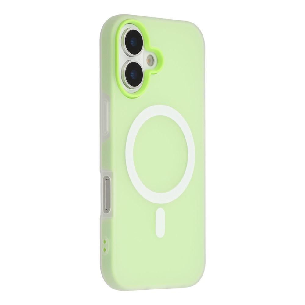 iPhone 17 MagSafe PC + TPU Frosted Back Cover - Green