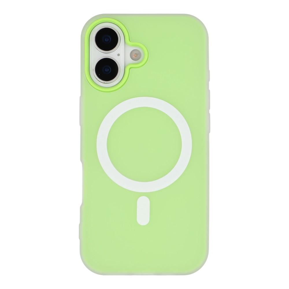 iPhone 17 MagSafe PC + TPU Frosted Back Cover - Green - Image 3