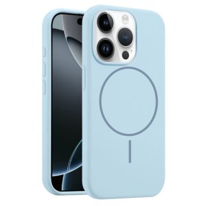 iPhone 12 / 12 Pro MagSafe Liquid Silicone Anti-Drop Cover – Blue