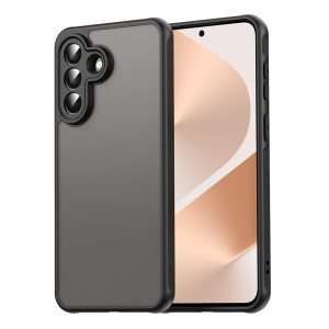 Samsung Galaxy A37 Drop Proof Frosted Translucent PC + TPU Cover – Black