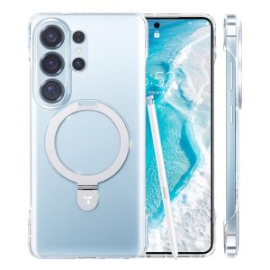 Samsung Galaxy S26 Ultra TORRAS Ostand Q1 Slim Kickstand Magsafe Borderless Hard Cover – Clear