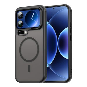 Xiaomi 17 Pro Max Magsafe Anti Drop PC + TPU Cover – Black