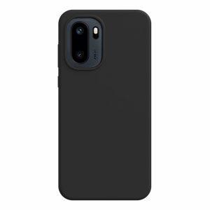 OnePlus 15R/Ace 6T /Ace 6 Skin-Friendly Liquid Silicone + PC Cover – Black