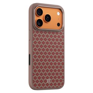 iPhone 17 Pro Max BENKS Y3 Magsafe Kevlar Aramid Fiber Woven Texture Cover – Orange