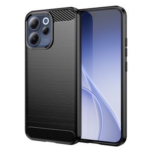 Oppo Reno15 Carbon Fiber Texture Protective Cover – Black