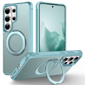 Samsung Galaxy S26 Ultra Magsafe Kickstand TPU + PC Shockproof Cover – Lake Blue