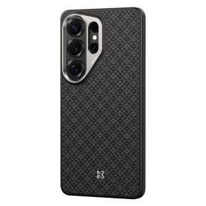 Samsung Galaxy S26 Ultra BENKS Y2 Magsafe Woven Texture Kevlar Aramid Fiber Cover – Black