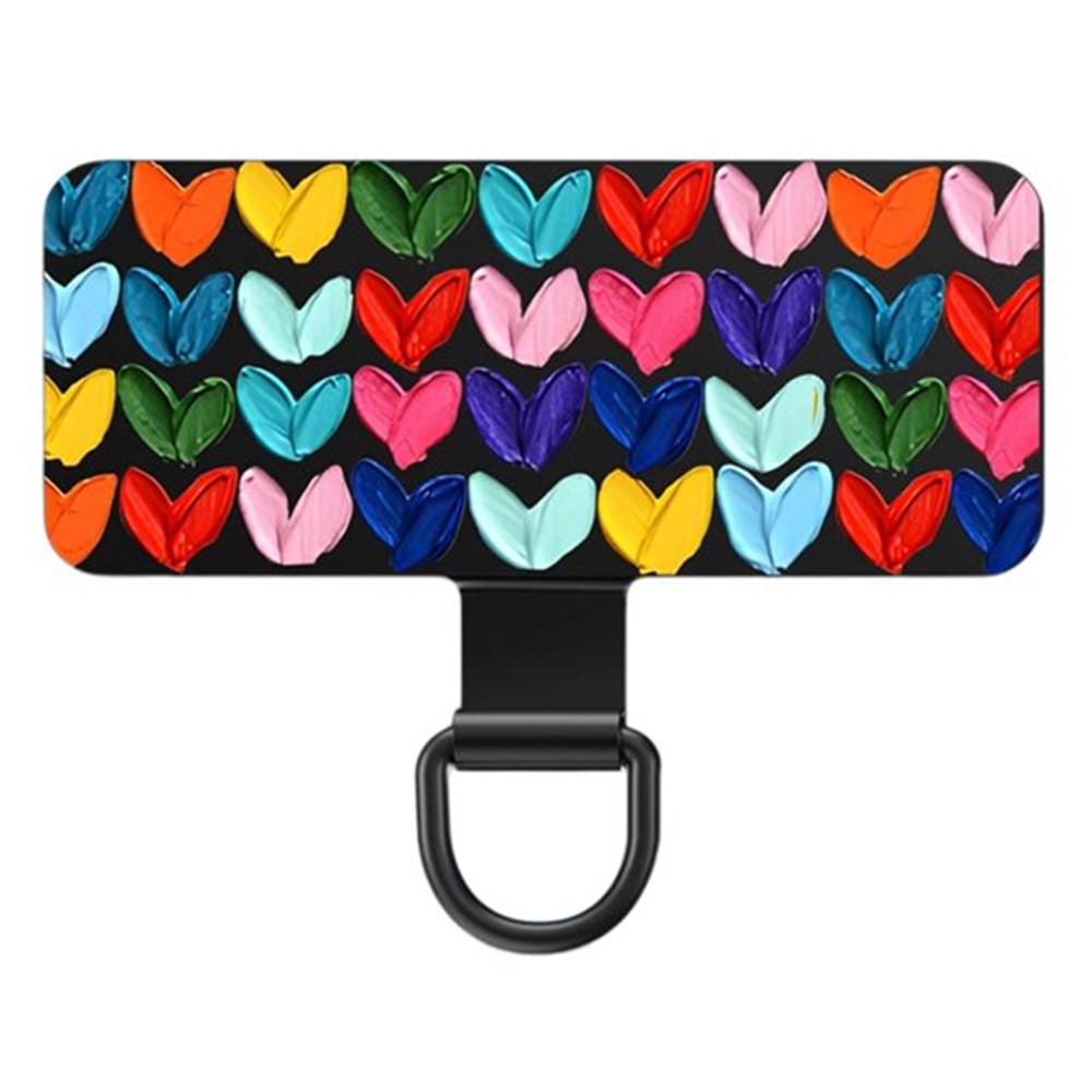 Phone Tether Tab Stainless Steel Lanyard Connector Patch - Image 6