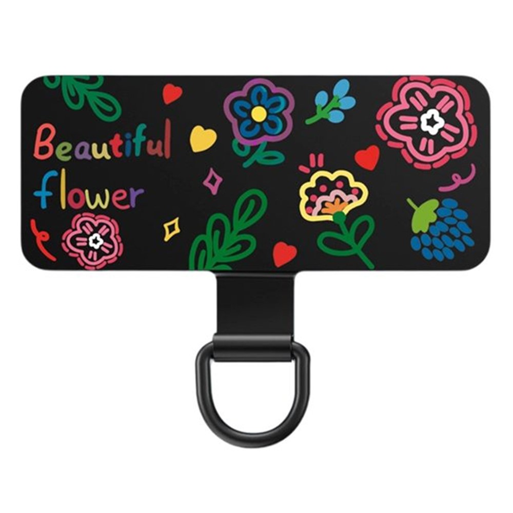 Phone Tether Tab Stainless Steel Lanyard Connector Patch - Image 2